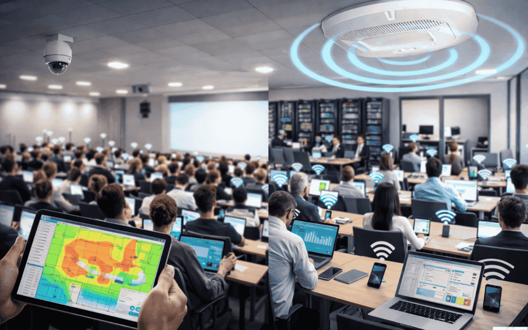 Wi-Fi ad alta densità: auditorium, scuole, uffici dinamici e criteri di progetto