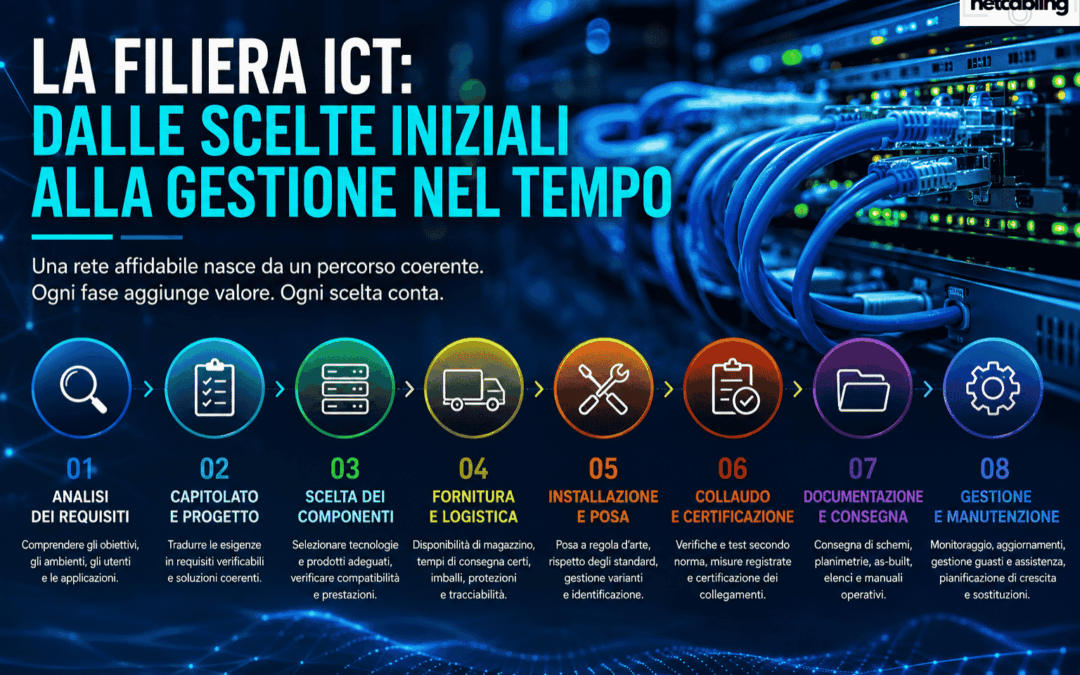 Filiera ICT: il valore tecnico nasce tra progetto, fornitura, installazione e gestione